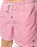 Stripe Pink Swim Shorts