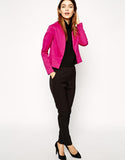 Blazer in Ponte with Peplum